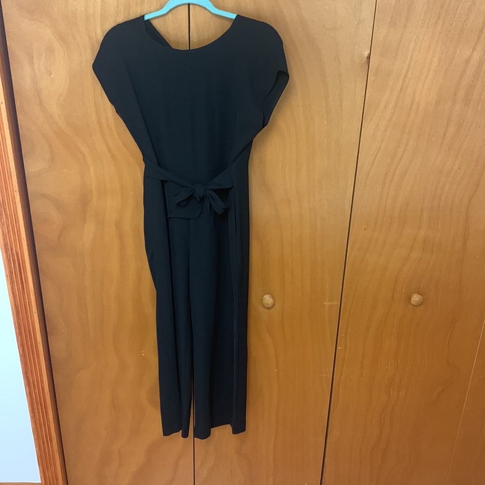 NWT Loft V-Back Tie Waist Jumpsuit - Picture 5 of 6